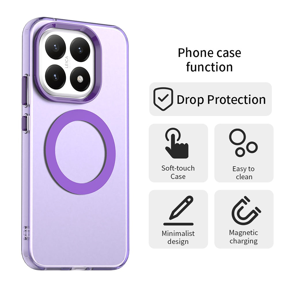 MagSafe-kotelo Xiaomi 15T:lle, Techsuit, CandyCase, Violetti