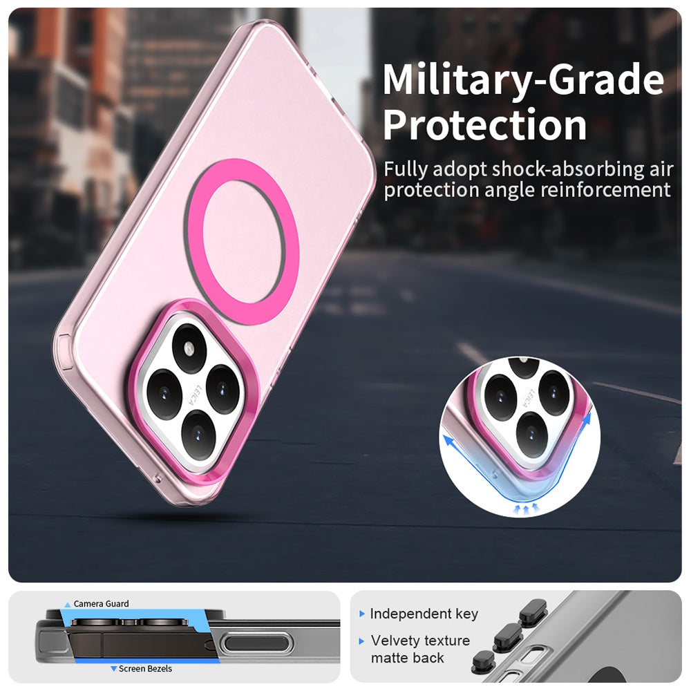 MagSafe-kotelo Xiaomi 15T:lle, Techsuit, CandyCase, Pinkki