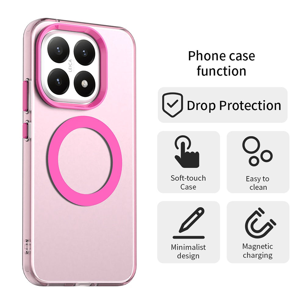 MagSafe-kotelo Xiaomi 15T:lle, Techsuit, CandyCase, Pinkki