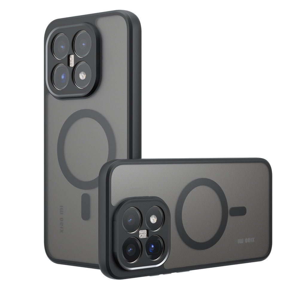 MagSafe-kotelo Xiaomi 15T:lle, Techsuit, PureFrost, Satinoitu Musta