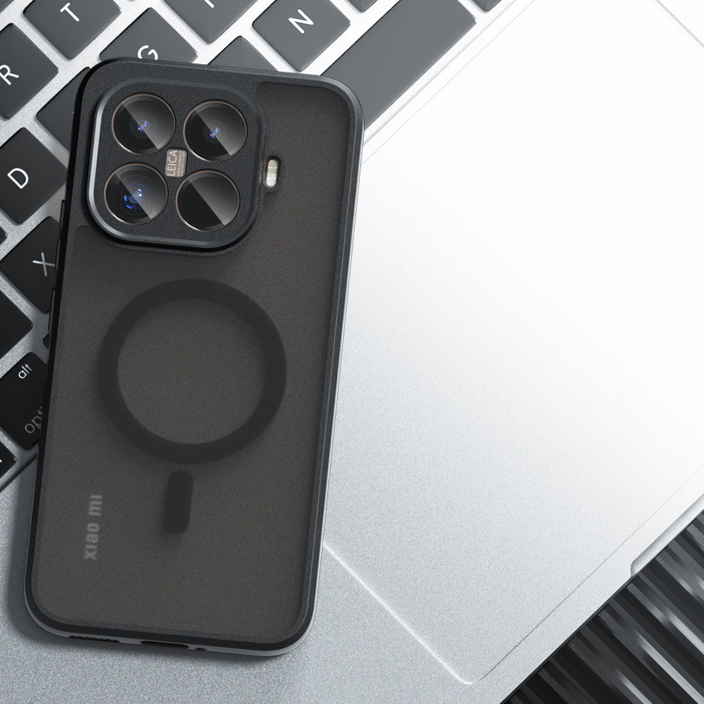 MagSafe-kotelo Xiaomi 15T:lle, Techsuit, PureFrost, Satinoitu Musta