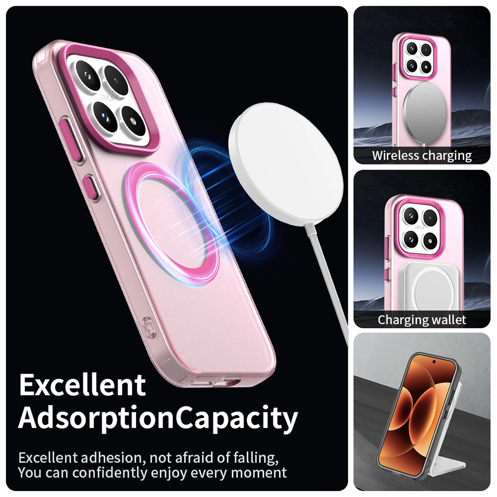 MagSafe-kotelo Xiaomi 17:lle, Techsuit, CandyCase, Pinkki
