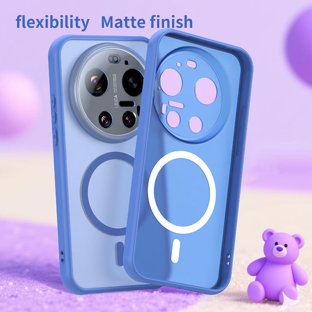 MagSafe-kotelo Xiaomi 17 Ultra -puhelimelle, Techsuit, HaloFrost II, Sininen
