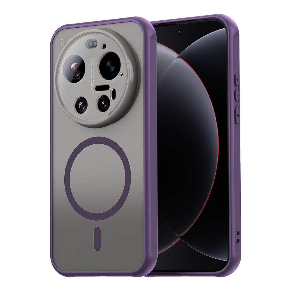 MagSafe-kotelo Xiaomi 17 Ultra -puhelimelle, Techsuit, HaloFrost II, Violetti