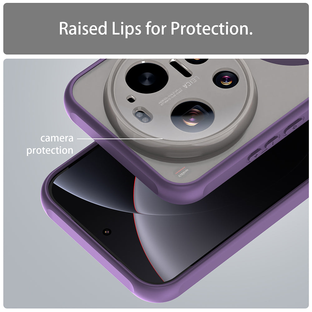 MagSafe-kotelo Xiaomi 17 Ultra -puhelimelle, Techsuit, HaloFrost II, Violetti