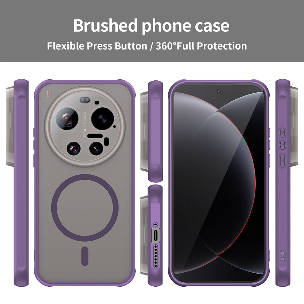 MagSafe-kotelo Xiaomi 17 Ultra -puhelimelle, Techsuit, HaloFrost II, Violetti