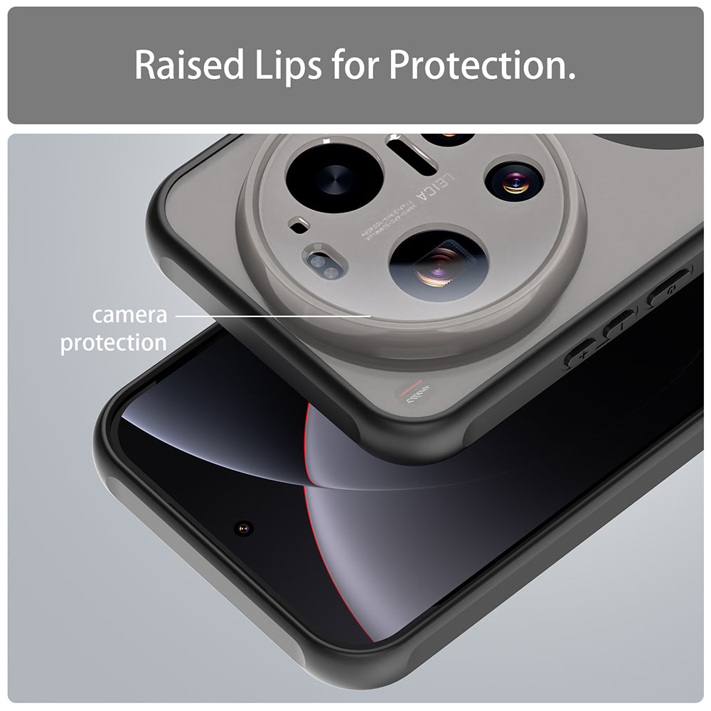MagSafe-kotelo Xiaomi 17 Ultra -puhelimelle, Techsuit, HaloFrost II, Musta
