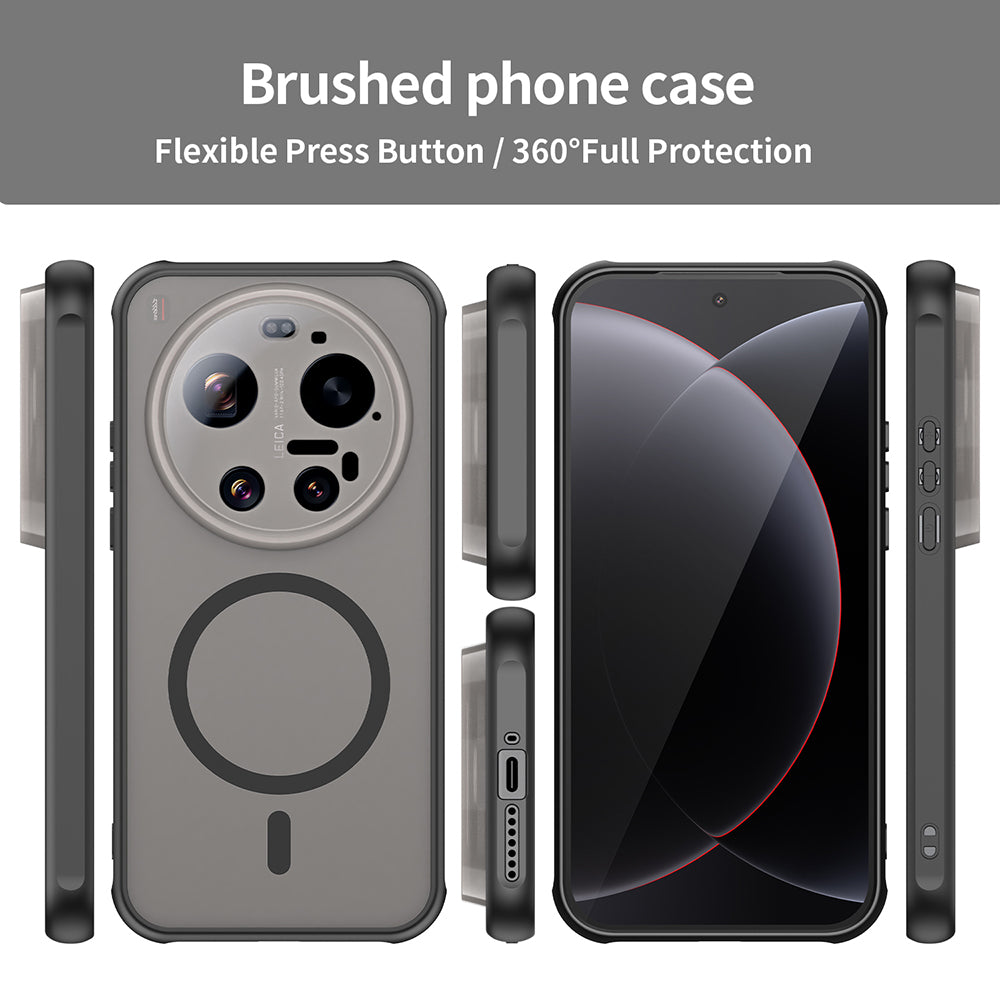 MagSafe-kotelo Xiaomi 17 Ultra -puhelimelle, Techsuit, HaloFrost II, Musta