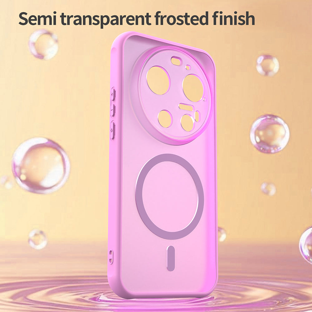 MagSafe-kotelo Xiaomi 17 Ultra, Techsuit, HaloFrost II, Vaaleanpunainen
