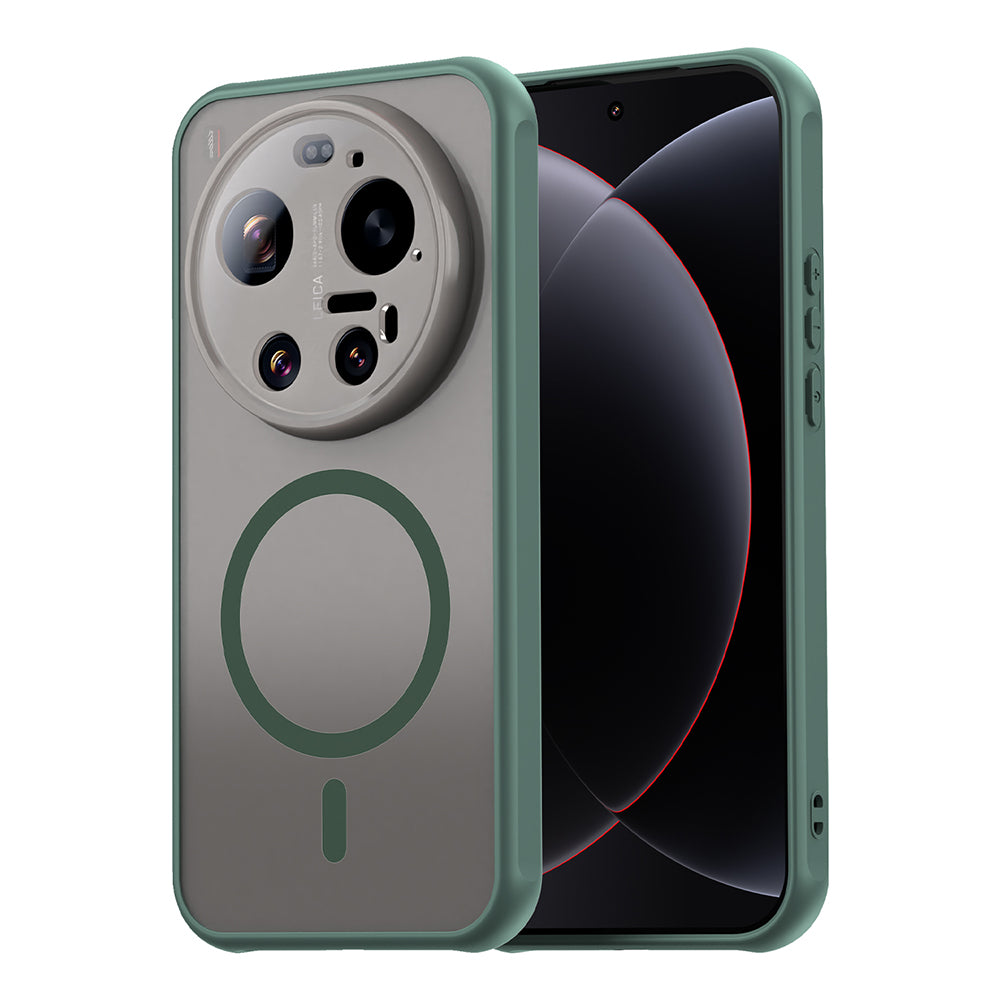 MagSafe-kotelo Xiaomi 17 Ultra -puhelimelle, Techsuit, HaloFrost II, Vihreä