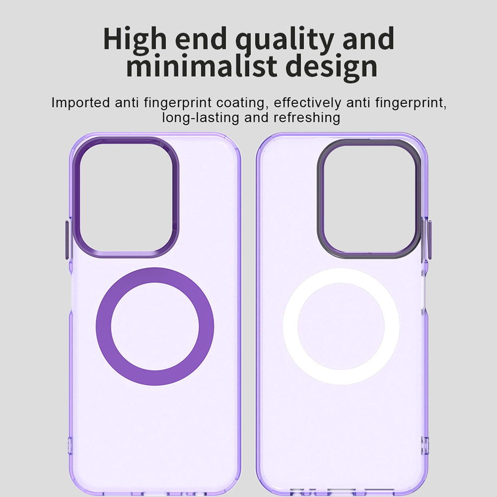 MagSafe-kuori Xiaomi Poco C85 4G / Redmi 15C 5G / 15C 4G:lle, Techsuit, CandyCase, Violetti