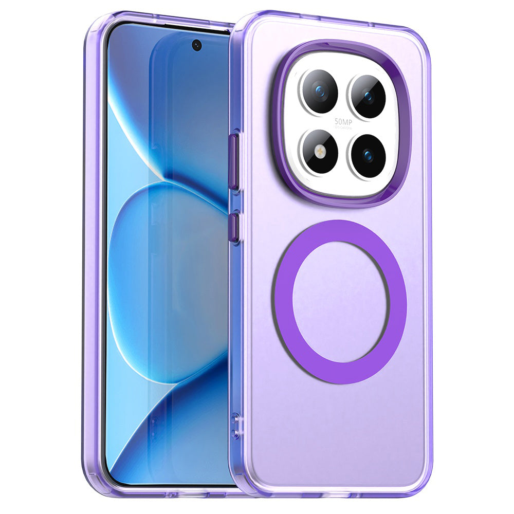 MagSafe-kotelo Xiaomi Poco M8 Pro / Redmi Note 15 Pro+ 5G, Techsuit, CandyCase, Violetti
