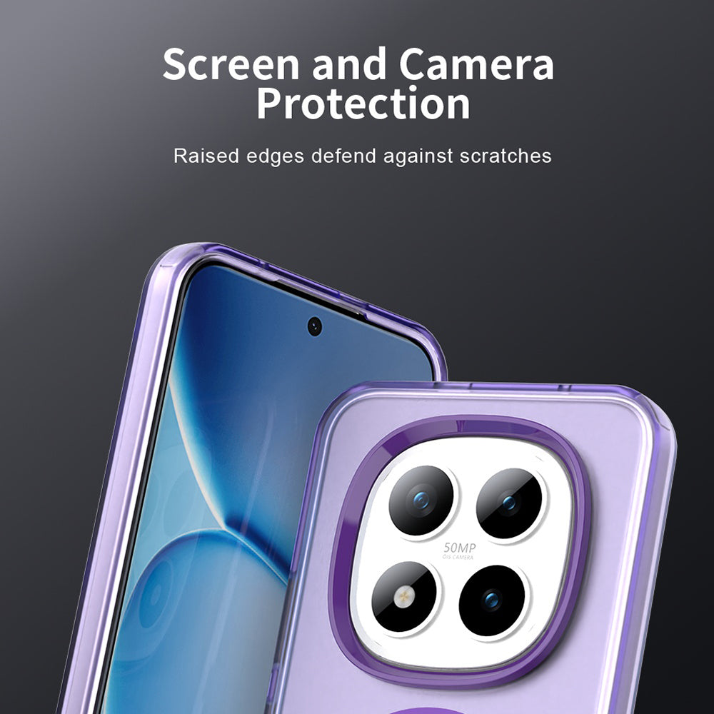 MagSafe-kotelo Xiaomi Poco M8 Pro / Redmi Note 15 Pro+ 5G, Techsuit, CandyCase, Violetti