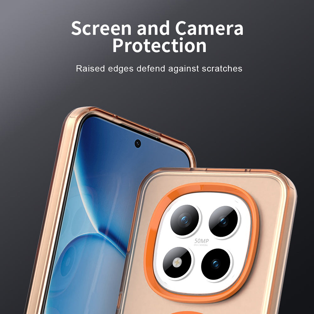 MagSafe-kotelo Xiaomi Poco M8 Pro / Redmi Note 15 Pro+ 5G, Techsuit, CandyCase, Oranssi