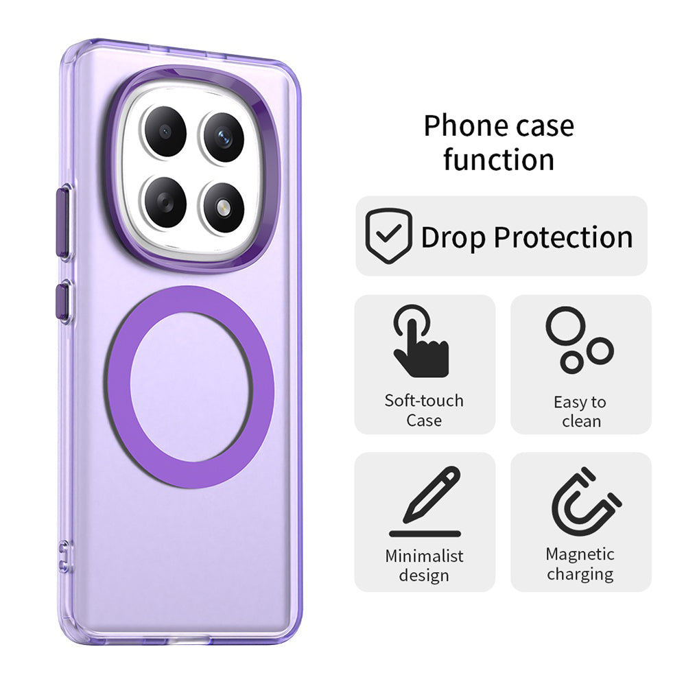 MagSafe-kotelo Xiaomi Poco M8 / Redmi Note 15 5G / Note 15 4G, Techsuit, CandyCase, Violetille