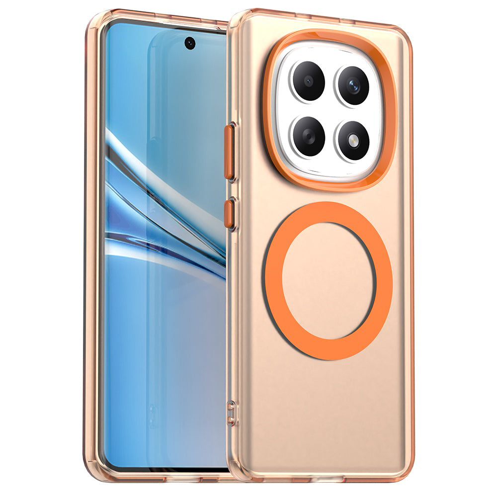 MagSafe-kotelo Xiaomi Poco M8 / Redmi Note 15 5G / Note 15 4G, Techsuit, CandyCase, Oranssi
