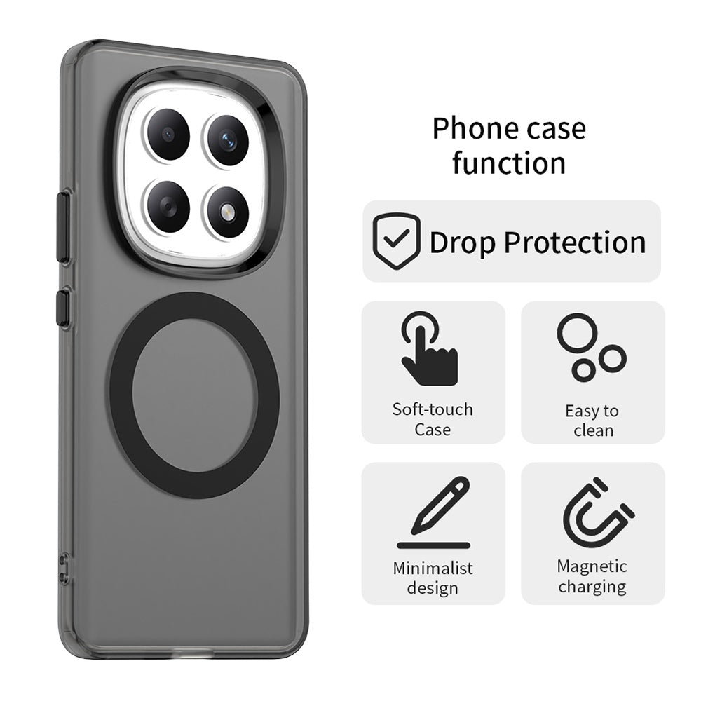 MagSafe-kotelo Xiaomi Poco M8 / Redmi Note 15 5G, Techsuit, CandyCase, Musta