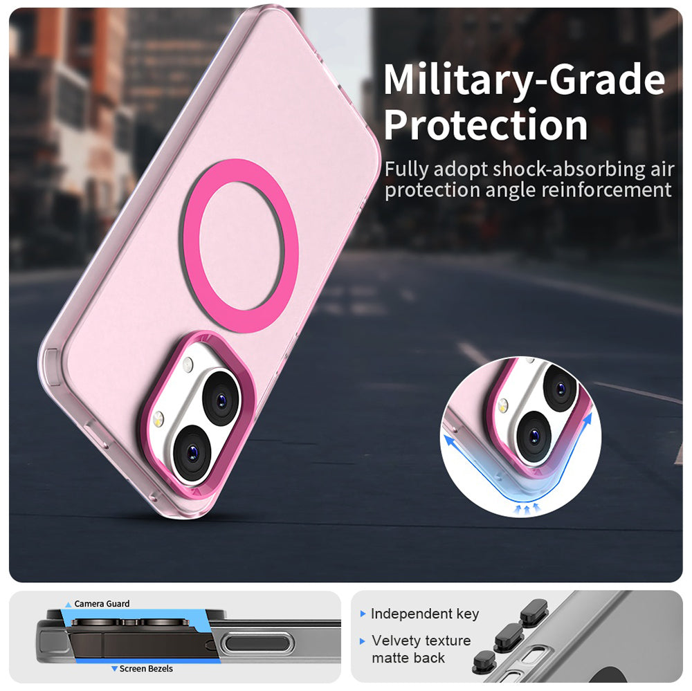 MagSafe-kuori Xiaomi Poco X8 Pro Maxille, Techsuit, CandyCase, Vaaleanpunainen