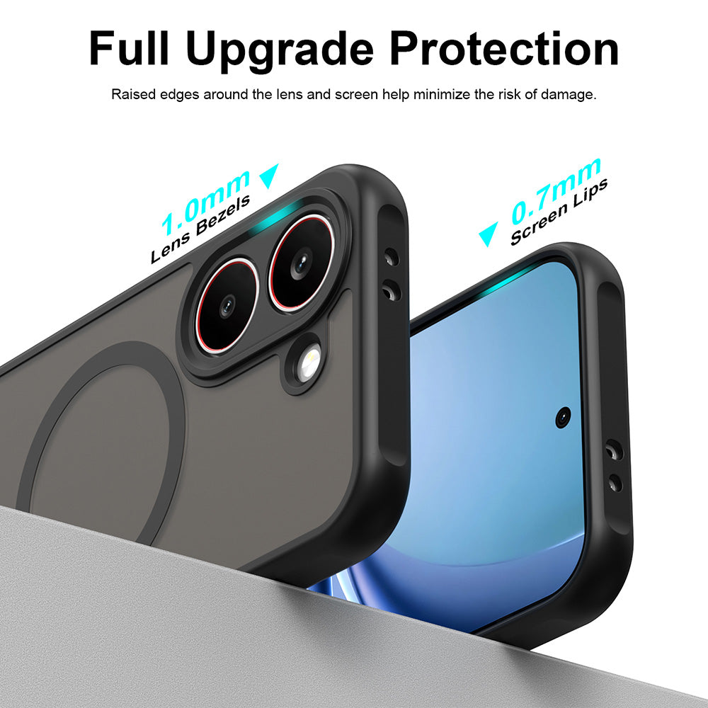 MagSafe-kotelo Xiaomi Poco X8 Prolle, Techsuit, HaloFrost II, Musta