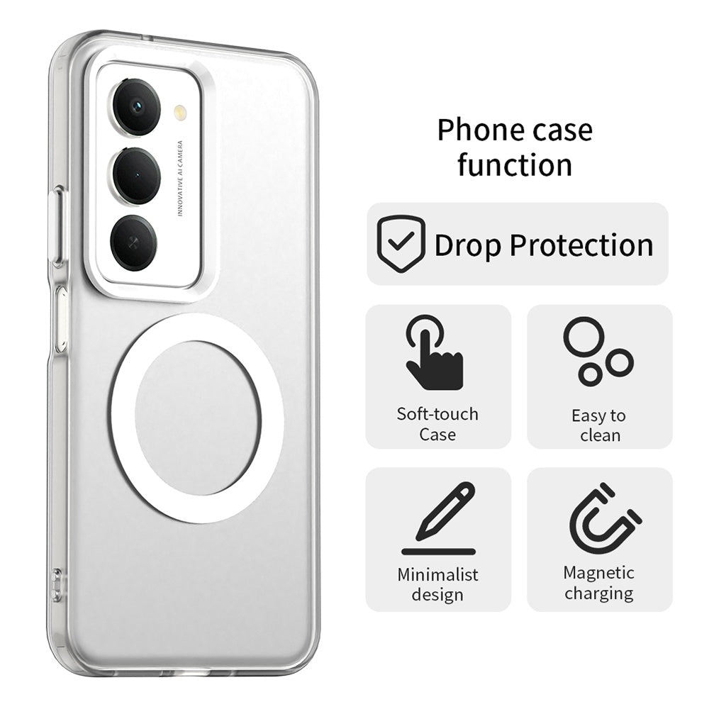 MagSafe-kotelo Xiaomi Redmi 15 5G / 15 4G:lle, Techsuit, CandyCase, Valkoinen