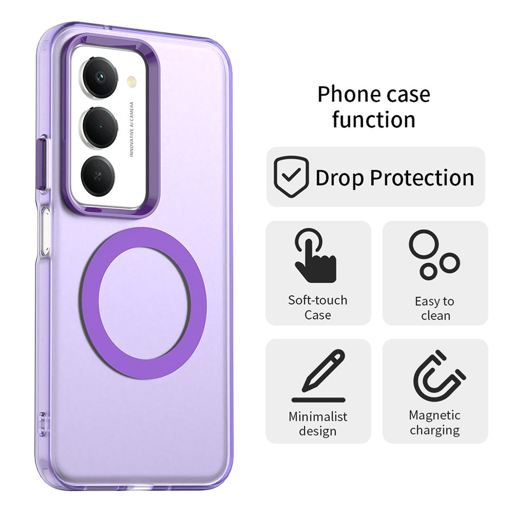 MagSafe-kotelo Xiaomi Redmi 15 5G / 15 4G:lle, Techsuit, CandyCase, Violetti