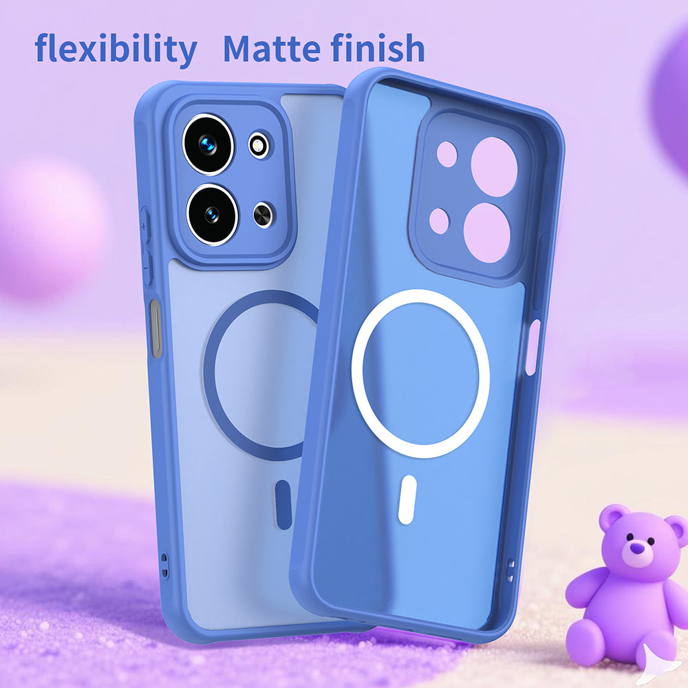 MagSafe-kotelo Xiaomi Redmi 15C 5G / 15C 4G:lle, Techsuit, HaloFrost II, Sininen