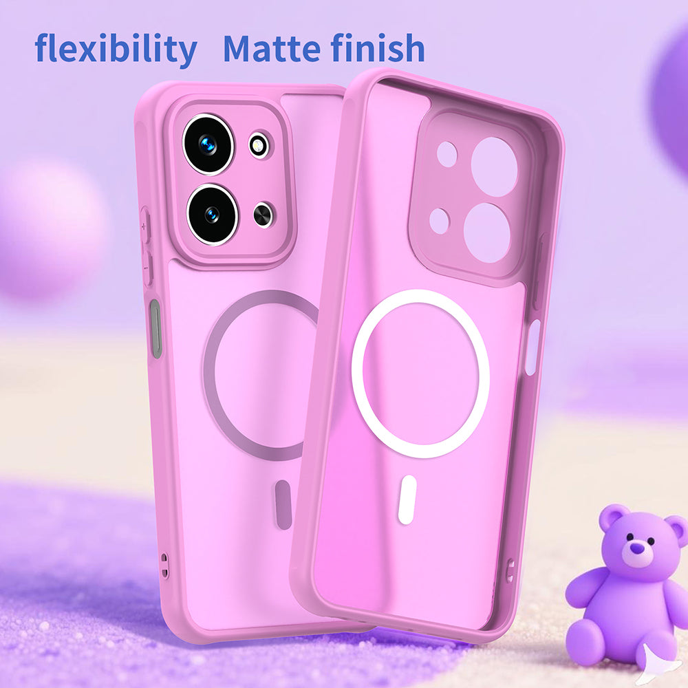 MagSafe-kotelo Xiaomi Redmi 15C 5G / 15C 4G:lle, Techsuit, HaloFrost II, Pinkki