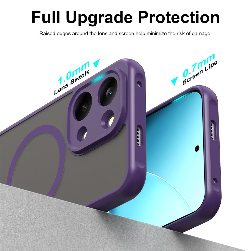 MagSafe-kuori Xiaomi Redmi 17 5G / 17 4G:lle, Techsuit, HaloFrost II, Violetti