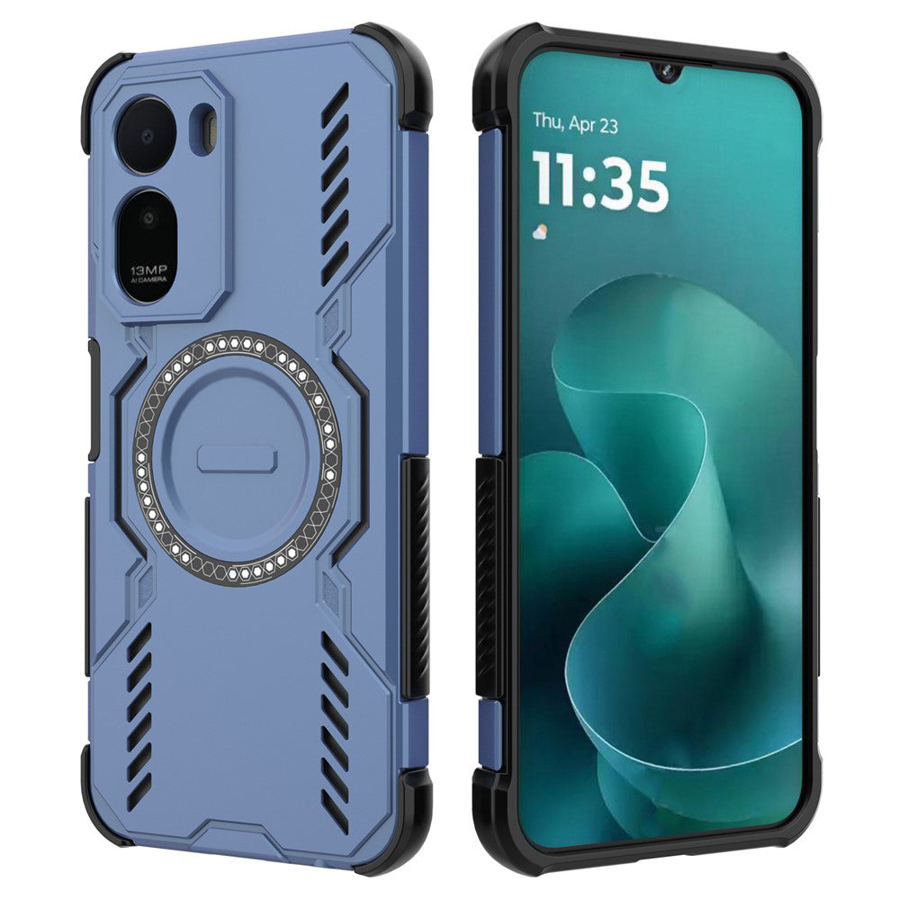 MagSafe-kuori Xiaomi Redmi A7 Pro 4G:lle, Techsuit, ArmorMag, Sininen