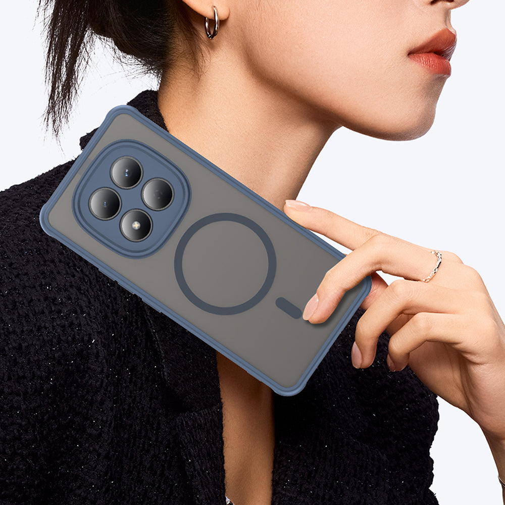 MagSafe-kotelo Xiaomi Redmi Note 15 Pro 4G:lle, Techsuit, HaloFrost II, Tummansininen