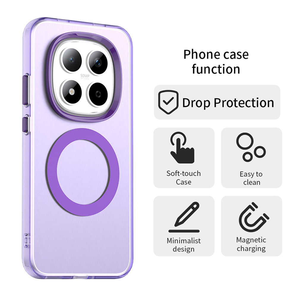 MagSafe-kotelo Xiaomi Redmi Note 15 Pro 5G:lle, Techsuit, CandyCase, Violetti