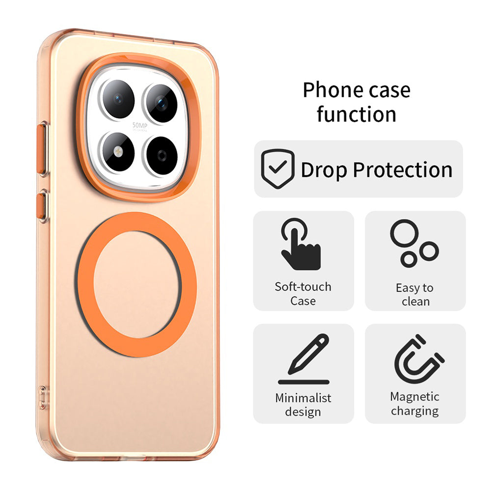 MagSafe-kotelo Xiaomi Redmi Note 15 Pro 5G:lle, Techsuit, CandyCase, Oranssi