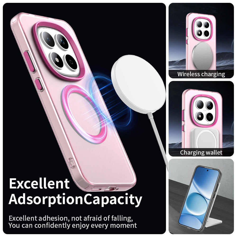 MagSafe-kotelo Xiaomi Redmi Note 15 Pro 5G:lle, Techsuit, CandyCase, Pinkki