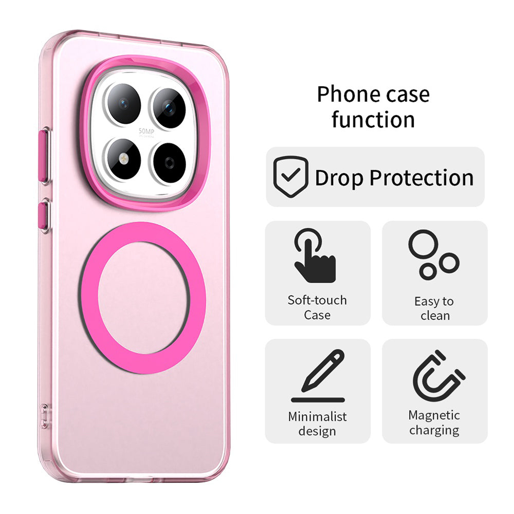 MagSafe-kotelo Xiaomi Redmi Note 15 Pro 5G:lle, Techsuit, CandyCase, Pinkki