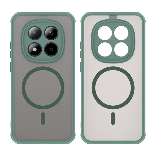 MagSafe-kotelo Xiaomi Redmi Note 15 Pro 5G:lle, Techsuit, HaloFrost II, Vihreä