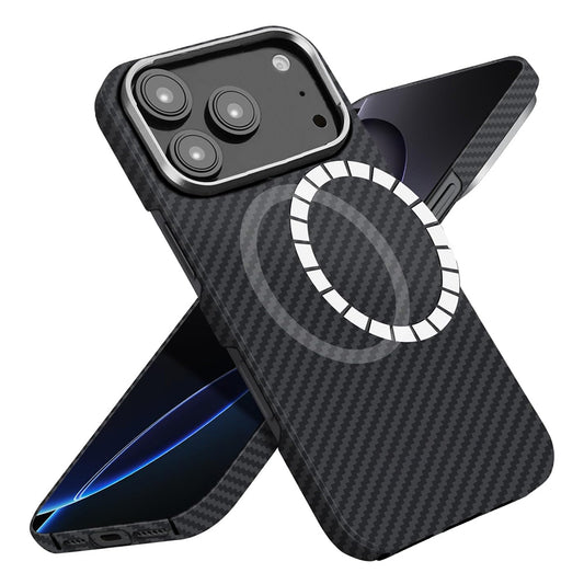 MagSafe-kotelo Apple iPhone 17 Pro Maxille, Techsuit, Aramidikuitu, Musta
