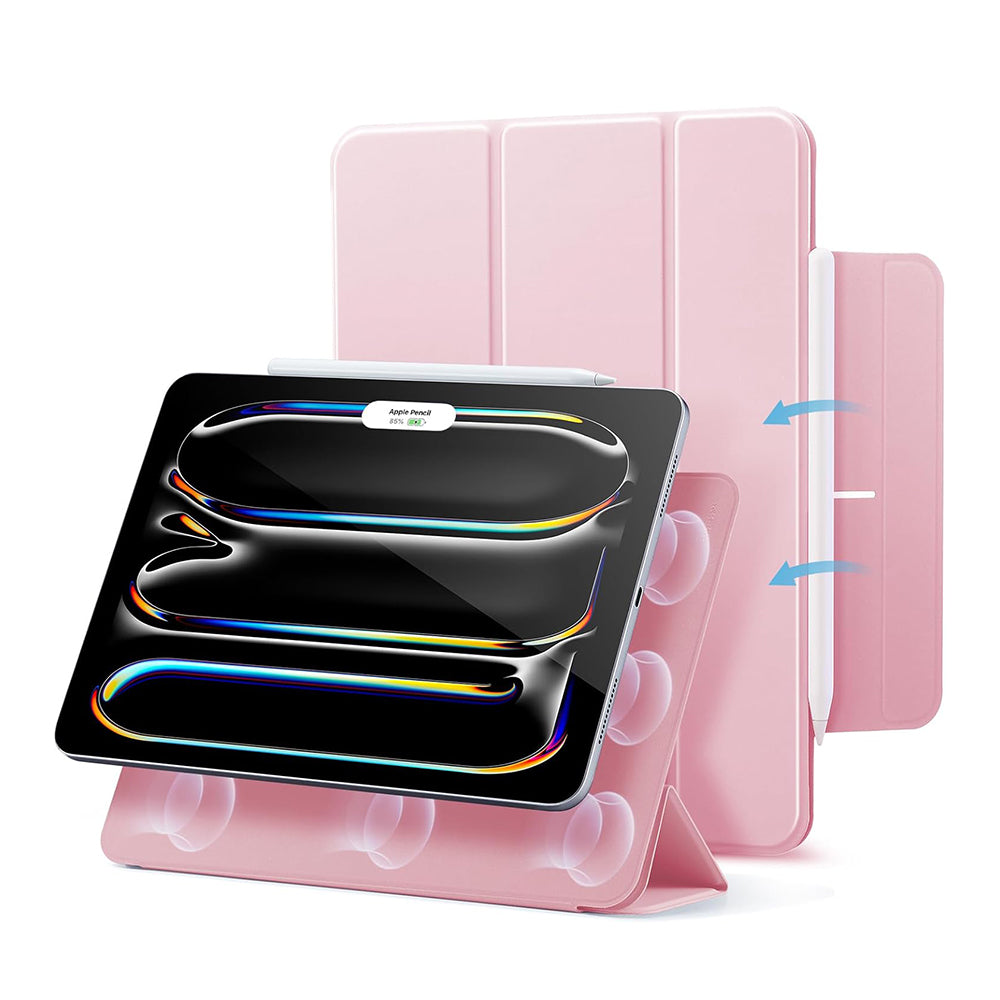 Kuori Apple iPad Pro 13 (2024) varten, ESR, Rebound, Vaaleanpunainen, Uudelleenpakattu