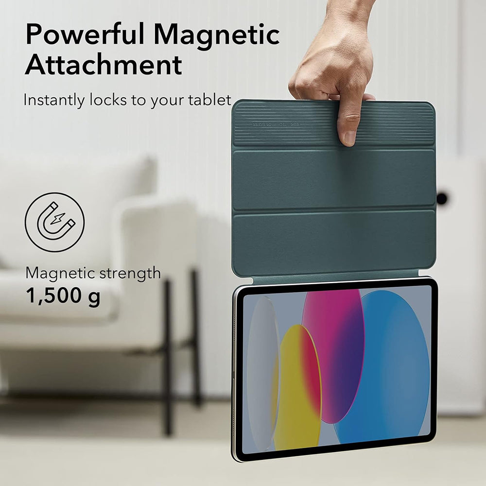 Suojakotelo Apple iPadille (2025) / (2022), ESR, Rebound, Satinoitu Vihreä