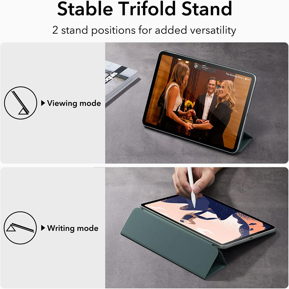 Suojakotelo Apple iPadille (2025) / (2022), ESR, Rebound, Satinoitu Vihreä