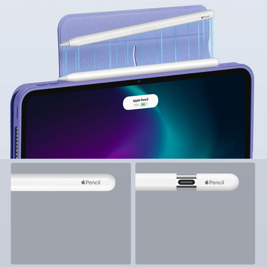 Suojakotelo Apple iPad Pro 13 (2024), ESR, Rebound Hybrid, Violetti