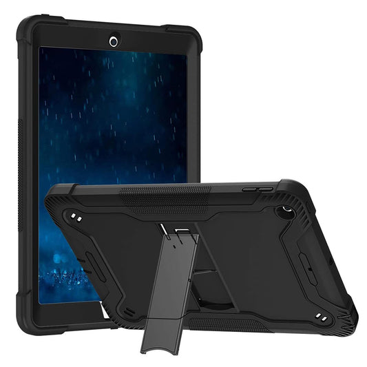 Suojakuori Apple iPad 9.7 (2018) / 9.7 (2017), Techsuit, Rugged TabShell, Musta