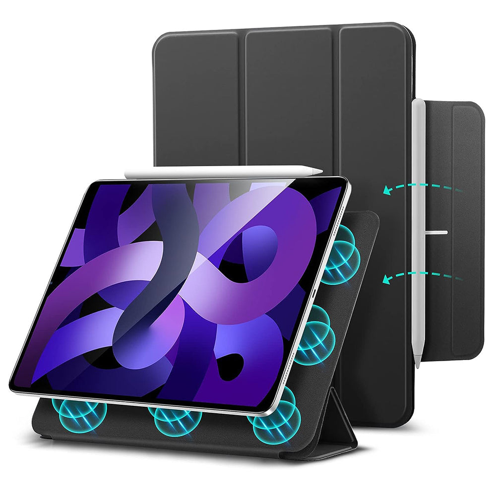 Kuori Apple iPad Air 11 (2024) / Air (2022) / Air (2020) / Pro 11 (2018), ESR, Rebound, Musta