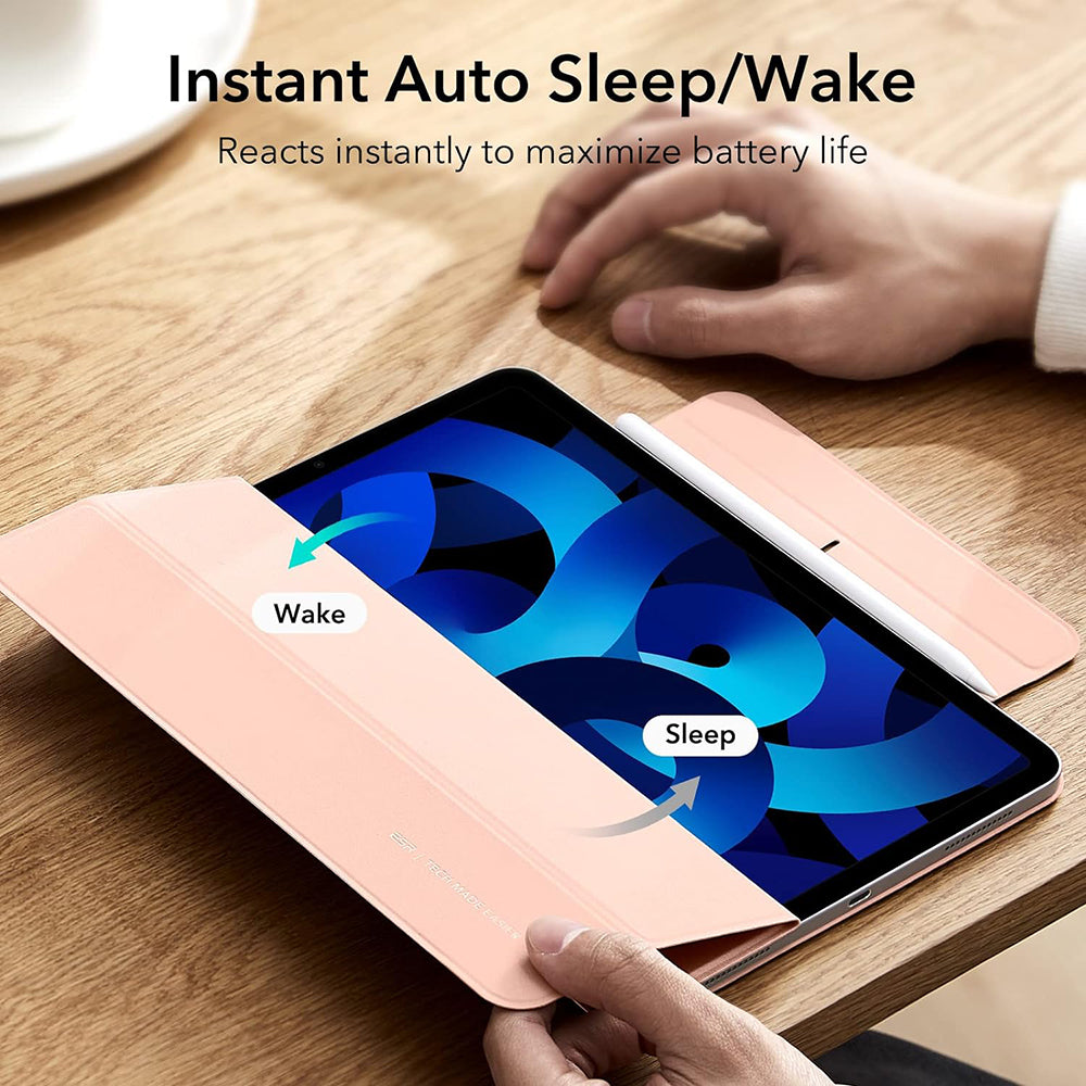 Suojakotelo Apple iPad Air 11:lle (2024) / Air (2022) / Air (2020) / Pro 11 (2018), ESR, Rebound, Pinkki