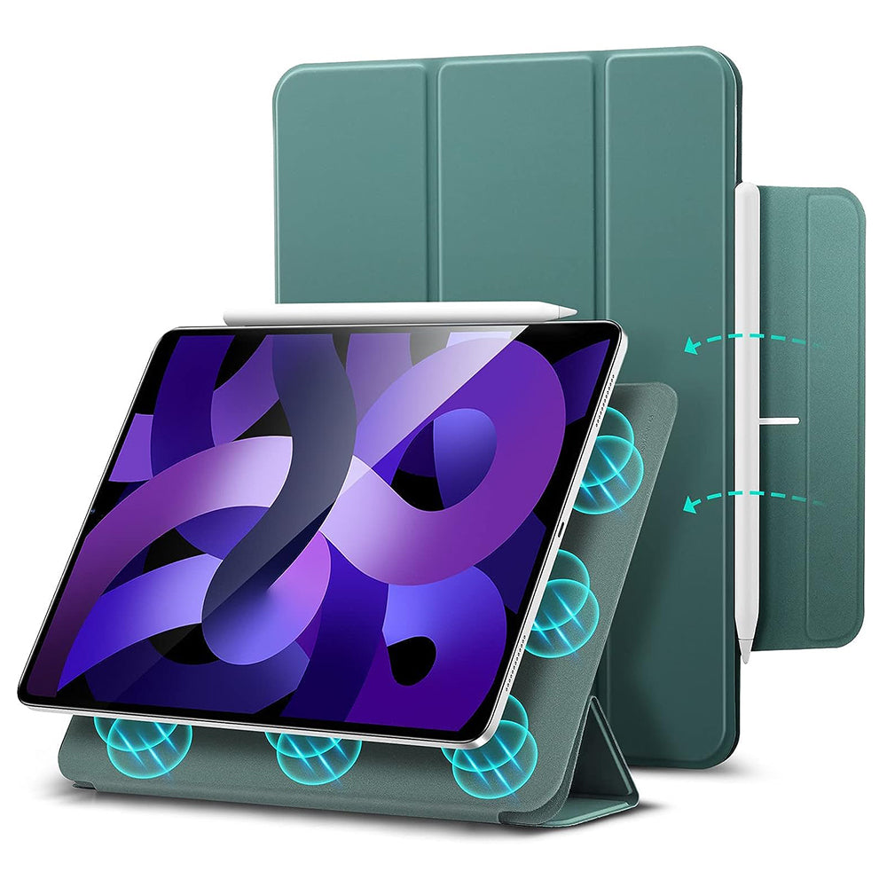 Suojakotelo Apple iPad Air 11 (2024) / Air (2022) / Air (2020) / Pro 11 (2018), ESR, Rebound, Satinoitu Vihreä