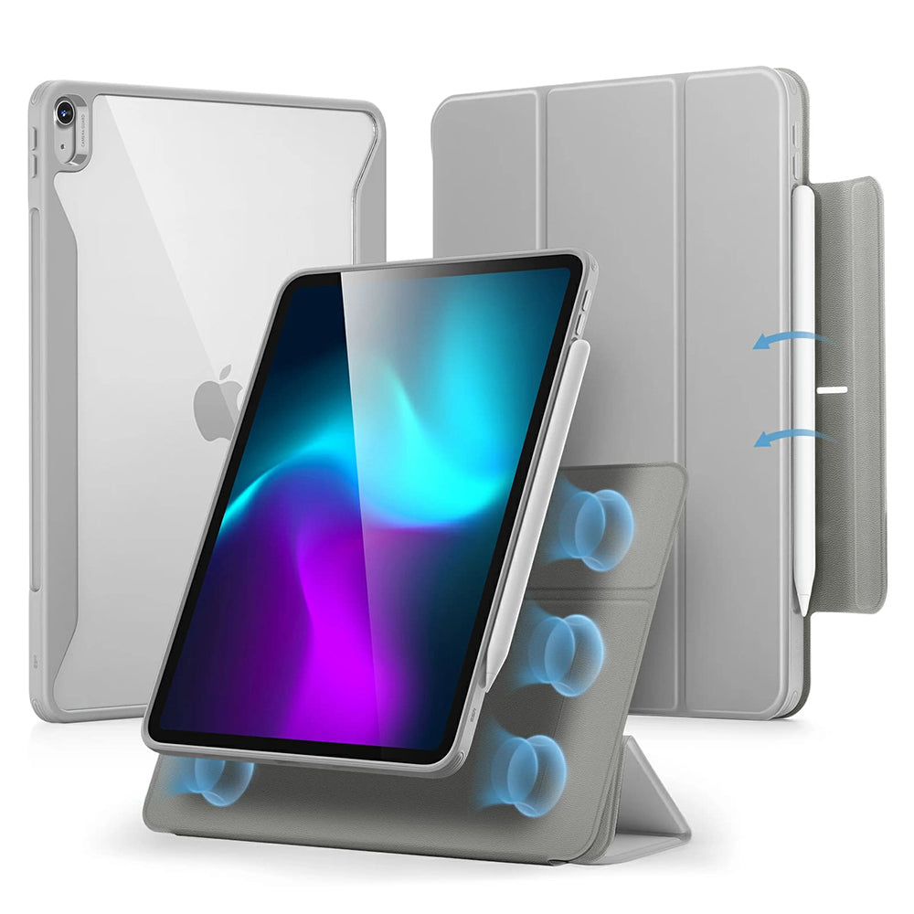 Suojakotelo Apple iPad Air 13 (2025) / Air 13 (2024), ESR, Rebound Hybrid, Harmaa