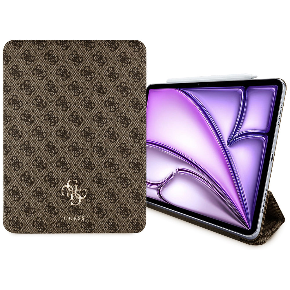 Suojakotelo Apple iPad Air 13 (2025) / Air 13 (2024), Guess, 4G Big Logo, Ruskea