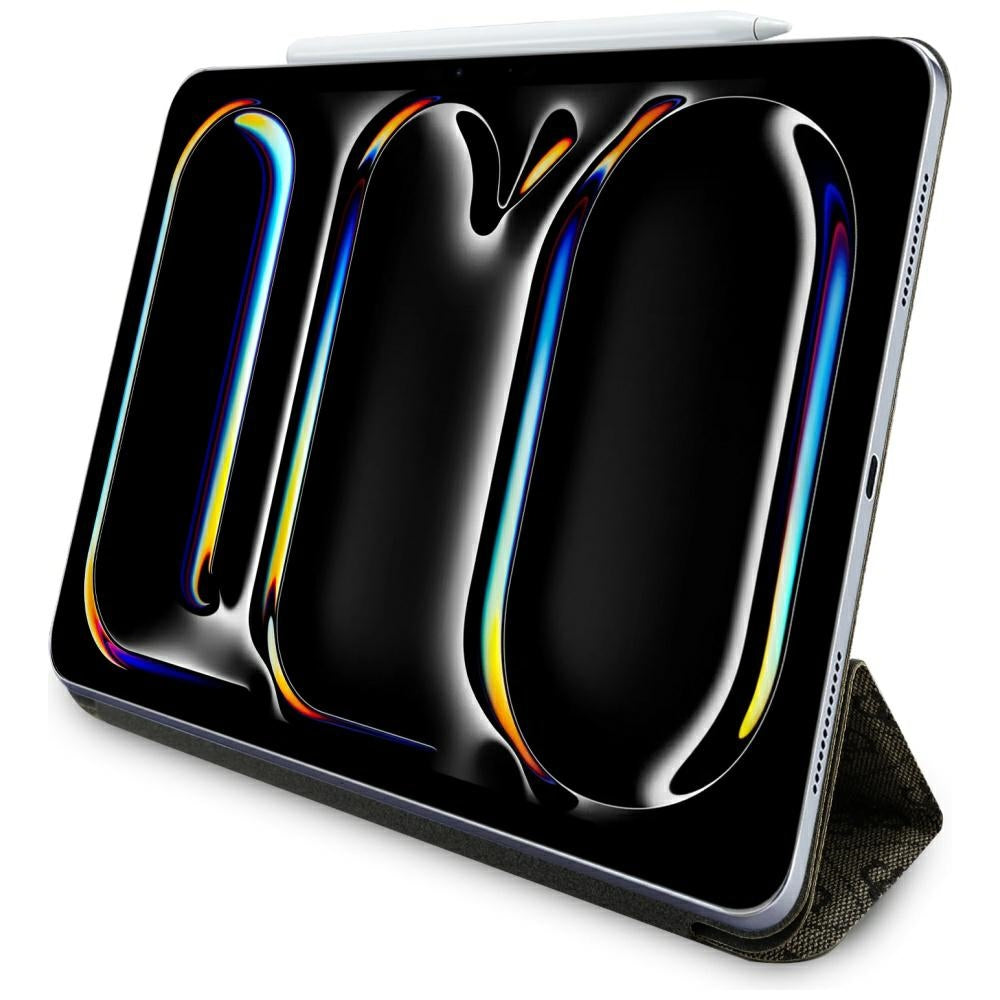 Suojakotelo Apple iPad Air 13 (2025) / Air 13 (2024), Guess, 4G Big Logo, Ruskea
