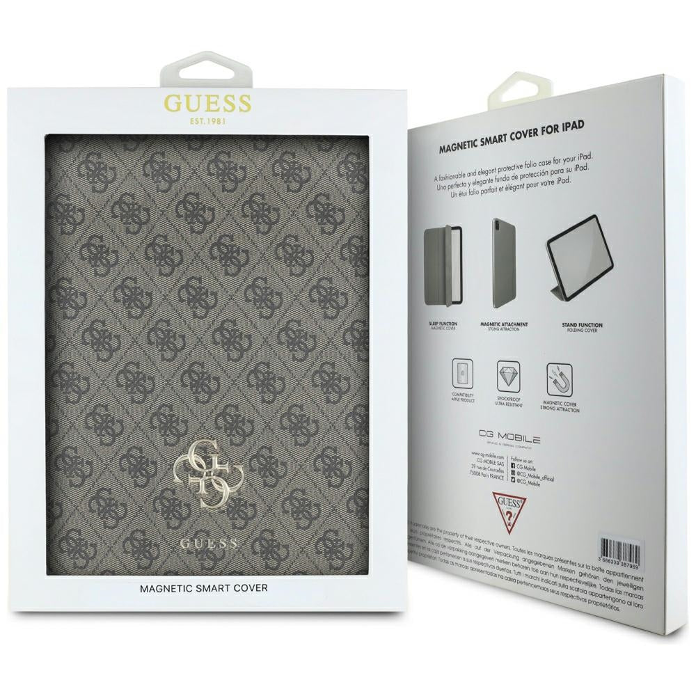 Suojakotelo Apple iPad Air 13 (2025) / Air 13 (2024), Guess, 4G Big Logo, Ruskea