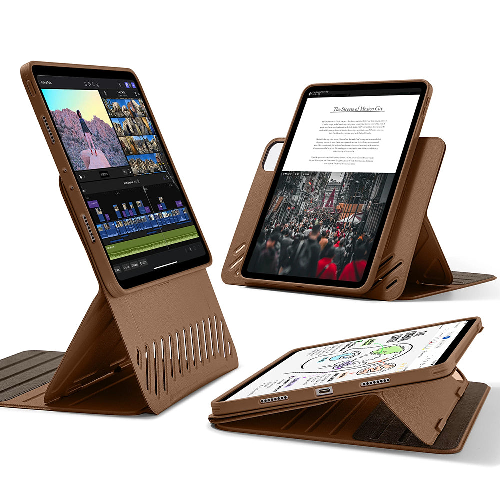 Kotelo Apple iPad Pro 11 (2024), ESR, Shift, Ruskea