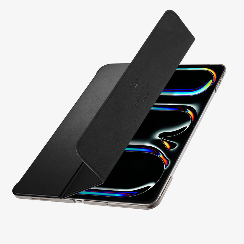 Kuori Apple iPad Pro 11 (2024), Spigen, Smart Fold, Musta ACS07025